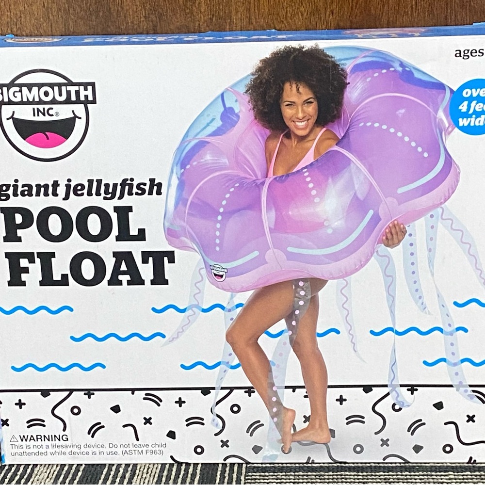Purple Giant Jellyfish Pool Float